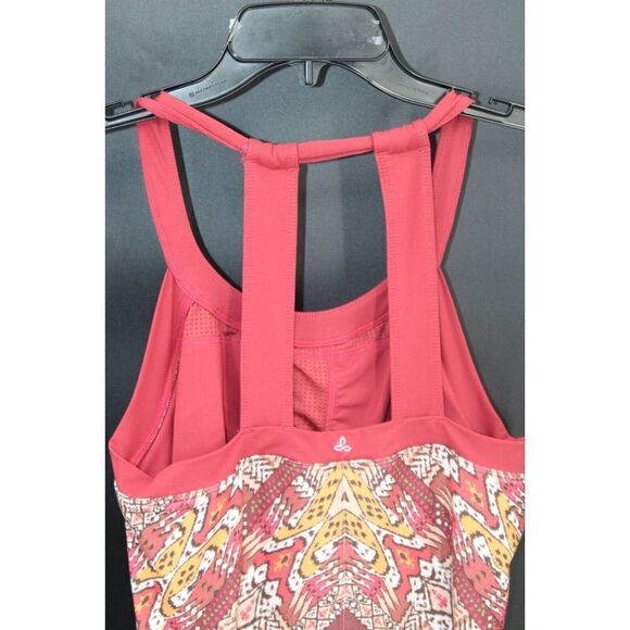 Prana Cantine Dress MEDIUM Crushed Cran Marrakesh Athletic Halter Strap - Picture 7 of 10